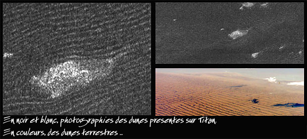 dunes de sable sur Titan